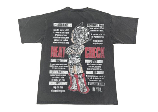 Heatcheck Astro Boy T-Shirt Ash Black